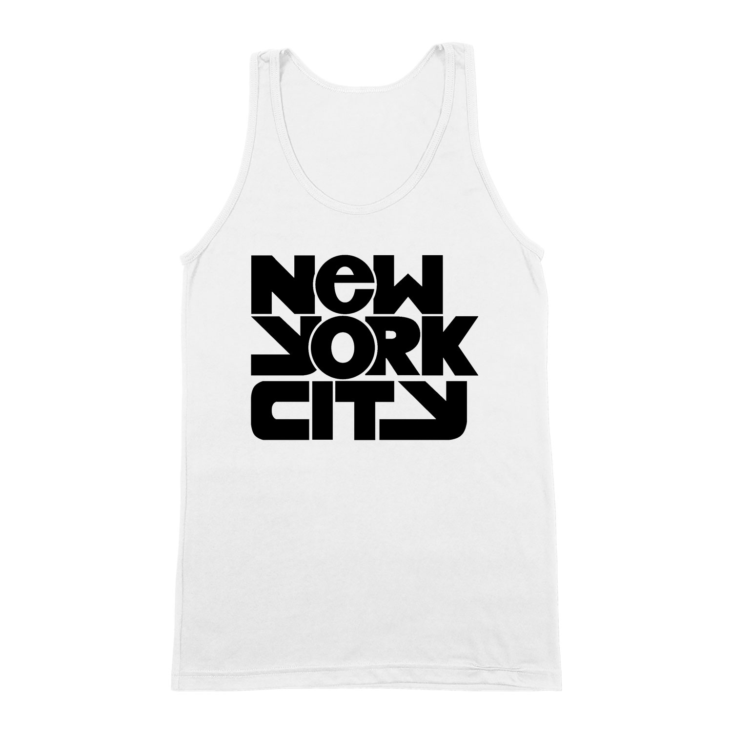new york city Fehér Férfi Trikó
