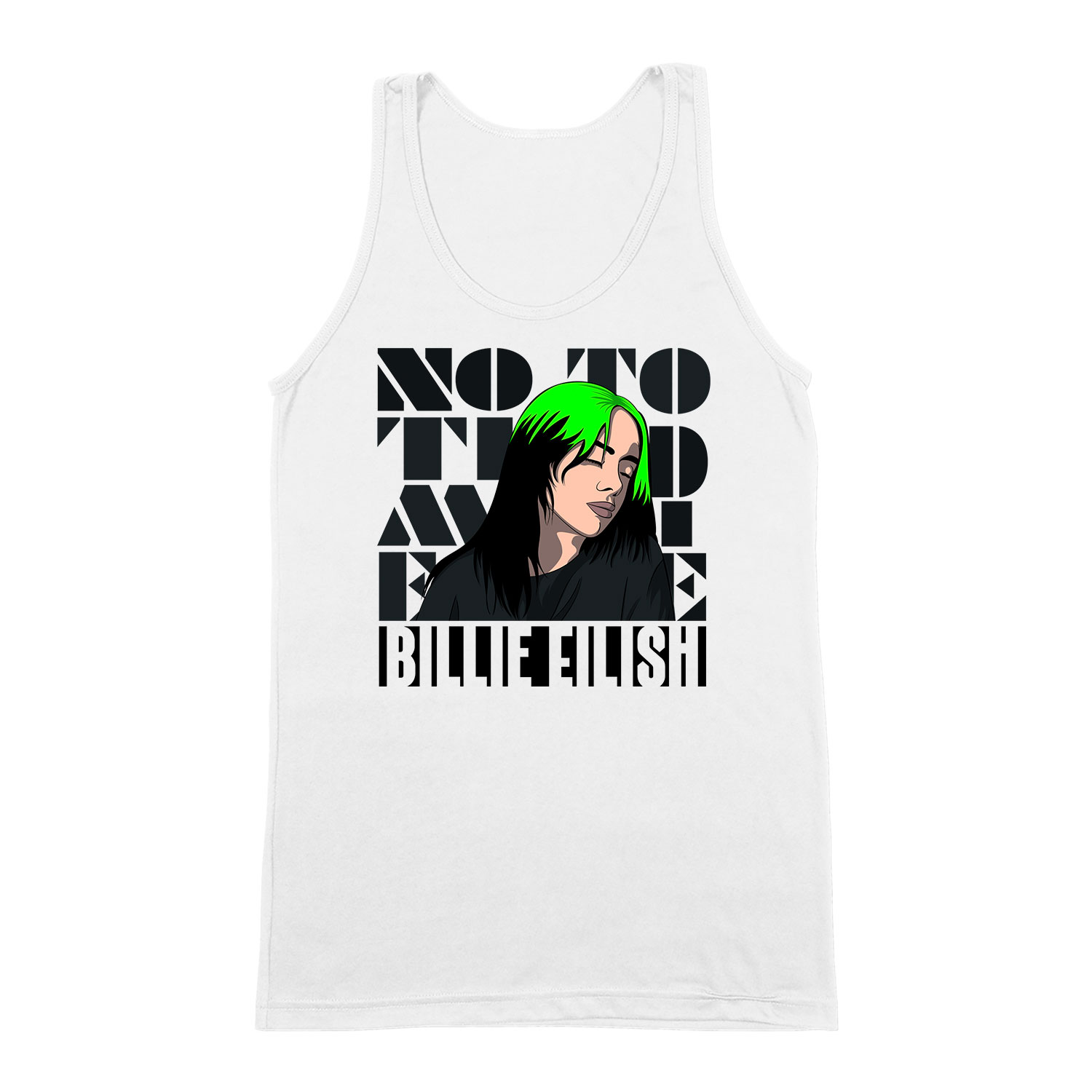 Billie Eilish Fehér Férfi Trikó