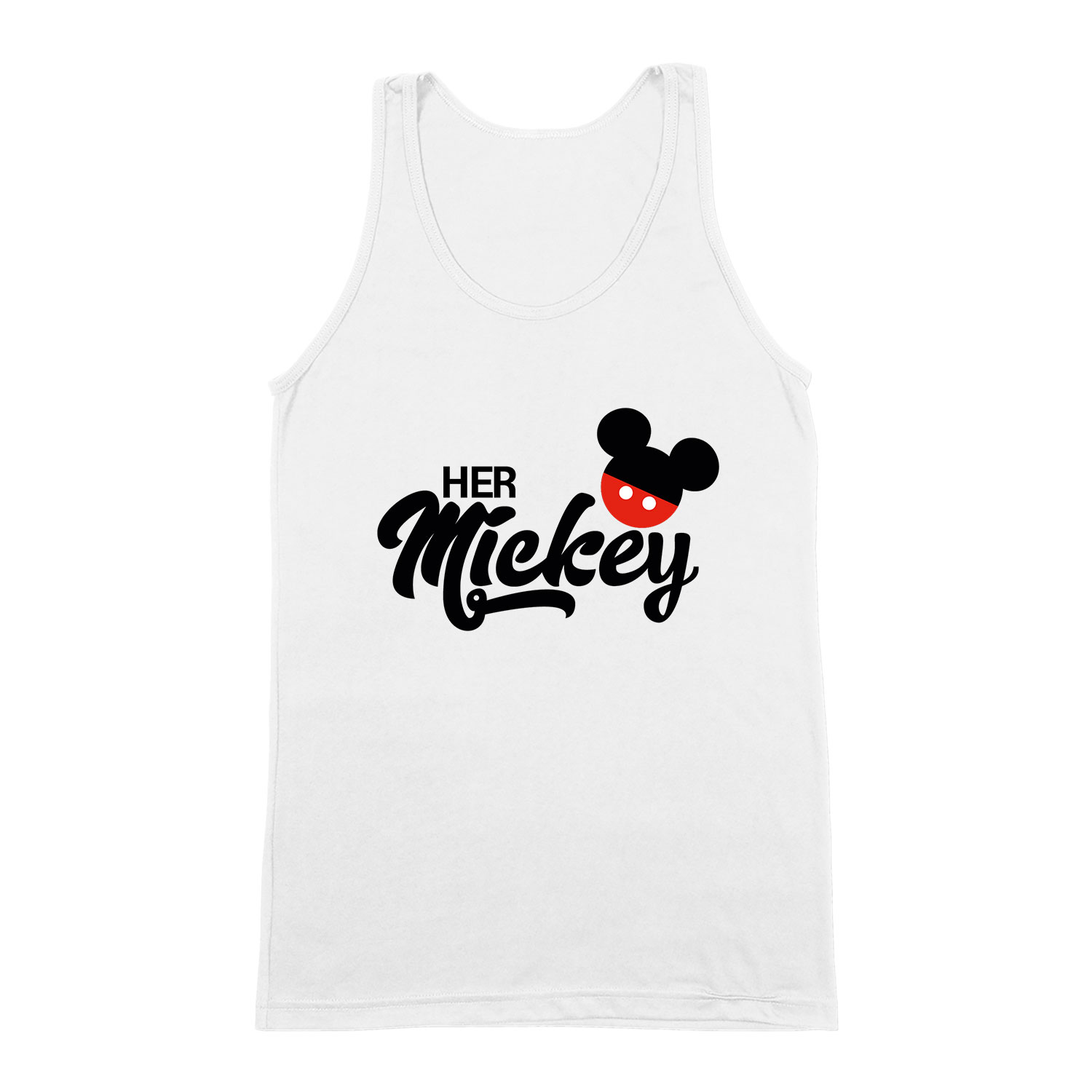her mickey páros pároknak Fehér Férfi Trikó