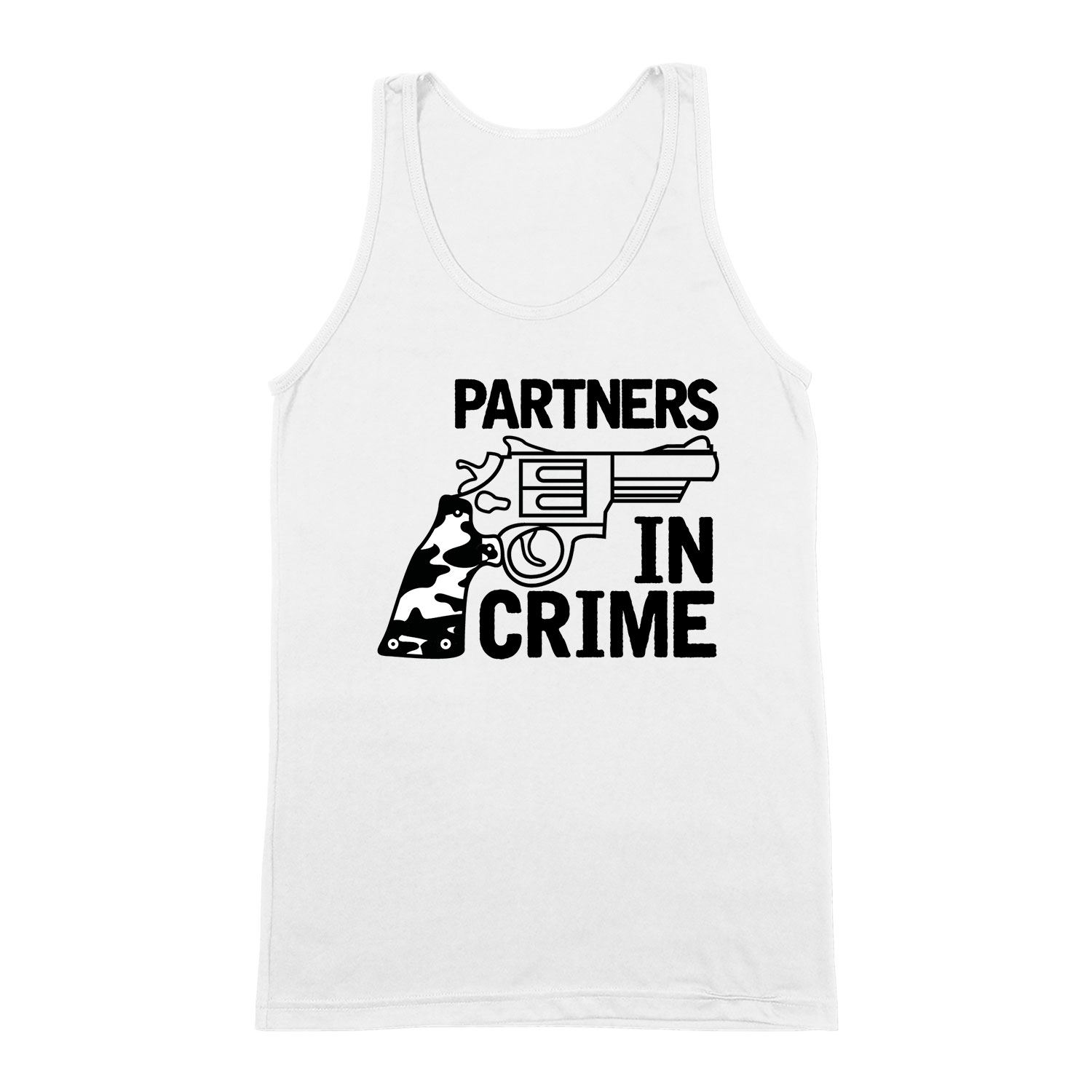 Partners In Crime páros pároknak Fehér Férfi Trikó