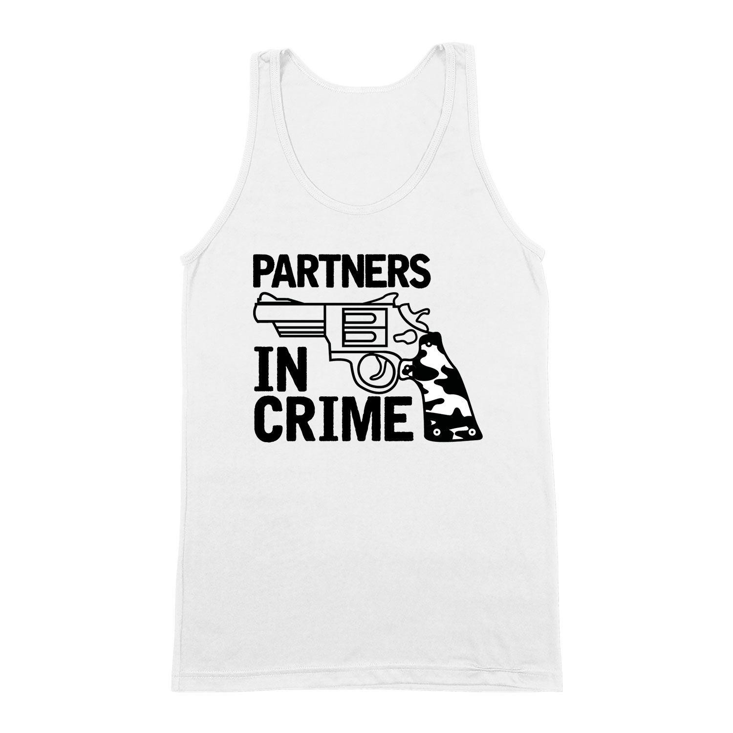 Partners In Crime páros pároknak Fehér Férfi Trikó