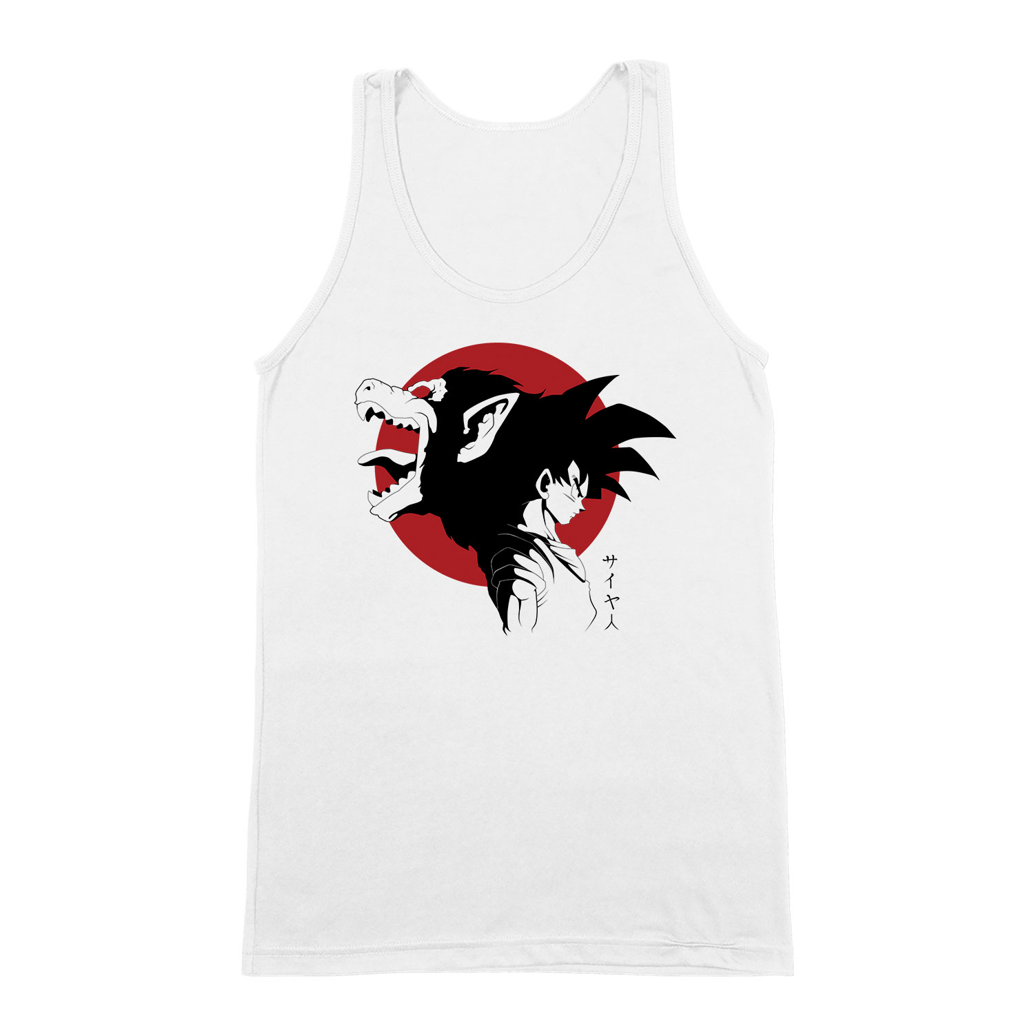 dragon ball son goku Fehér Férfi Trikó
