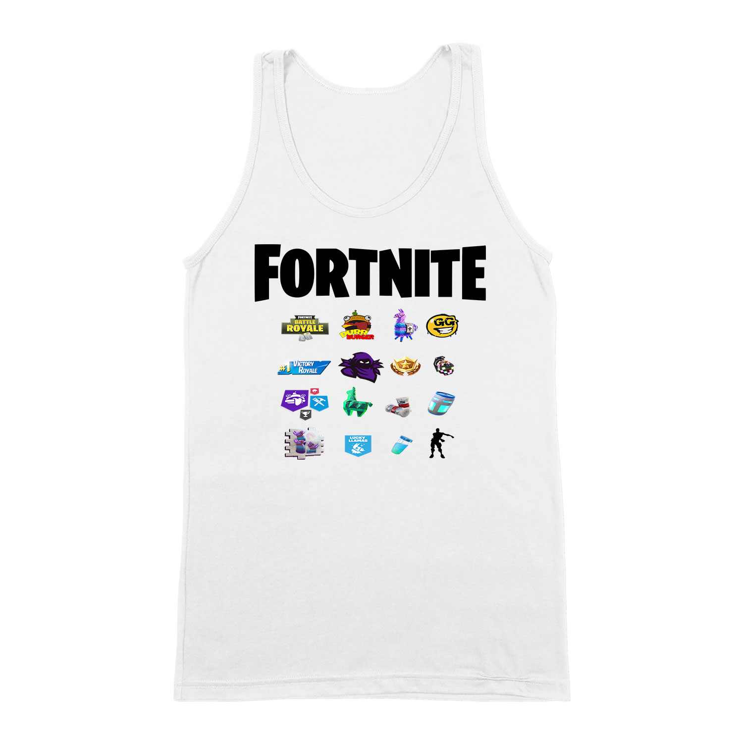 fortnite loot láma Fehér Férfi Trikó