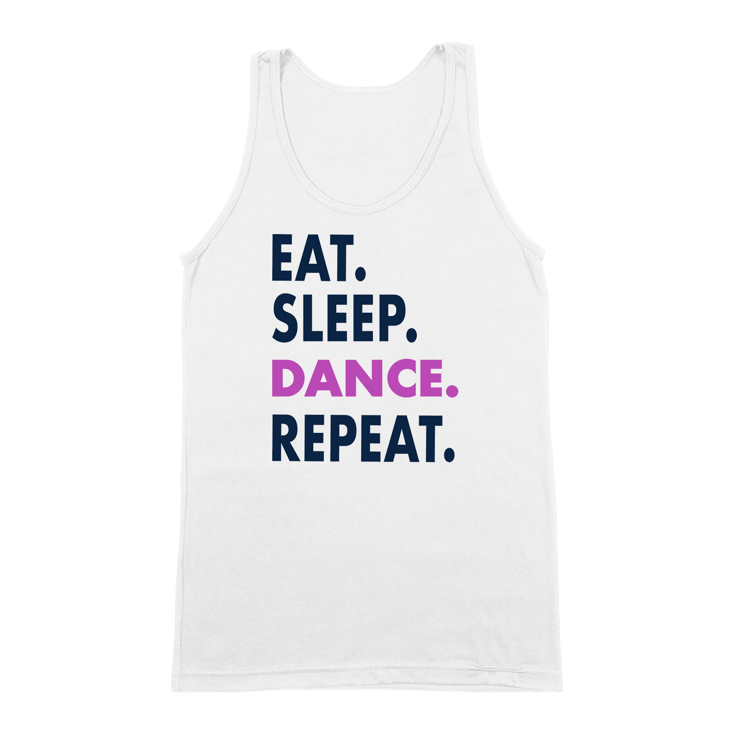 tánc táncolás dance Fehér Férfi Trikó