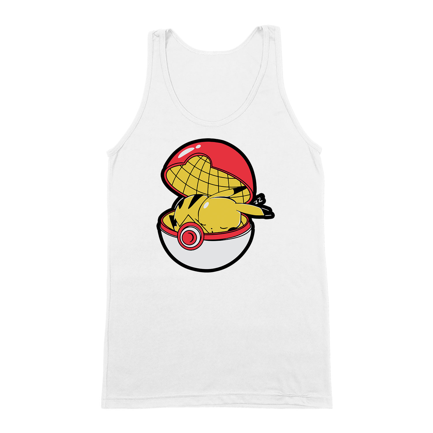 pokemon pikachu Fehér Férfi Trikó
