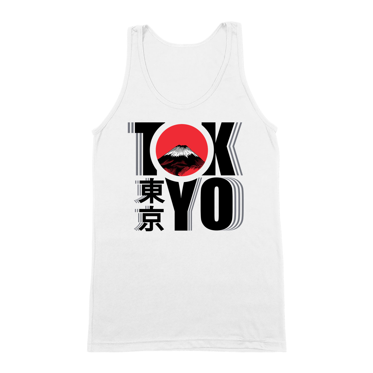 tokyo japán japan Fehér Férfi Trikó