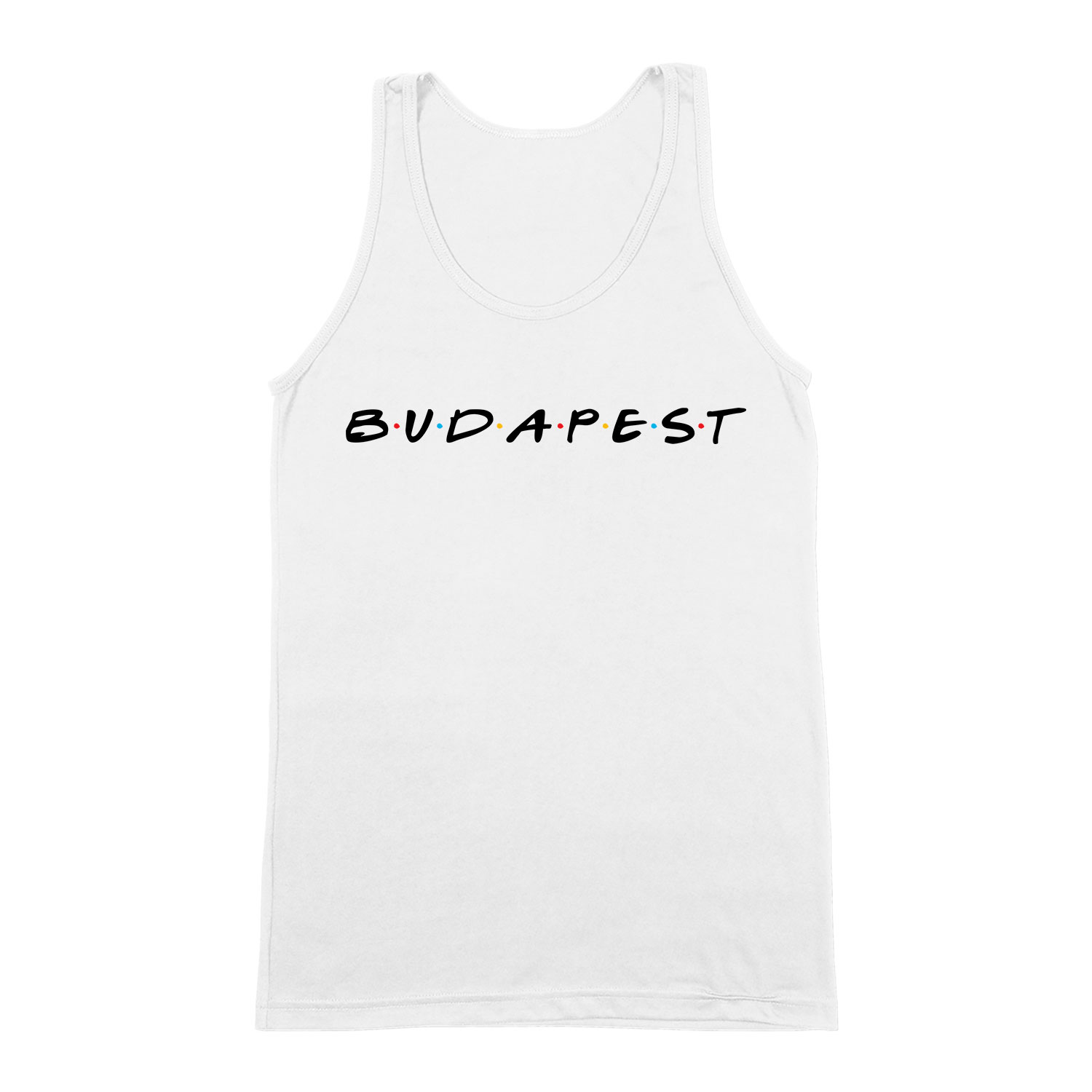 Budapest Fehér Férfi Trikó