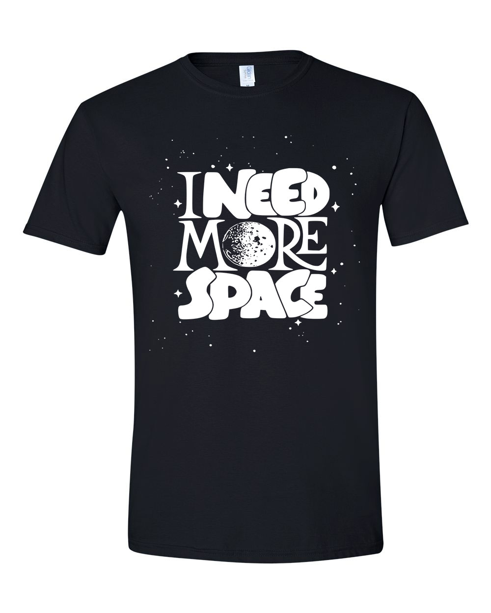i need more space Fekete Férfi Póló