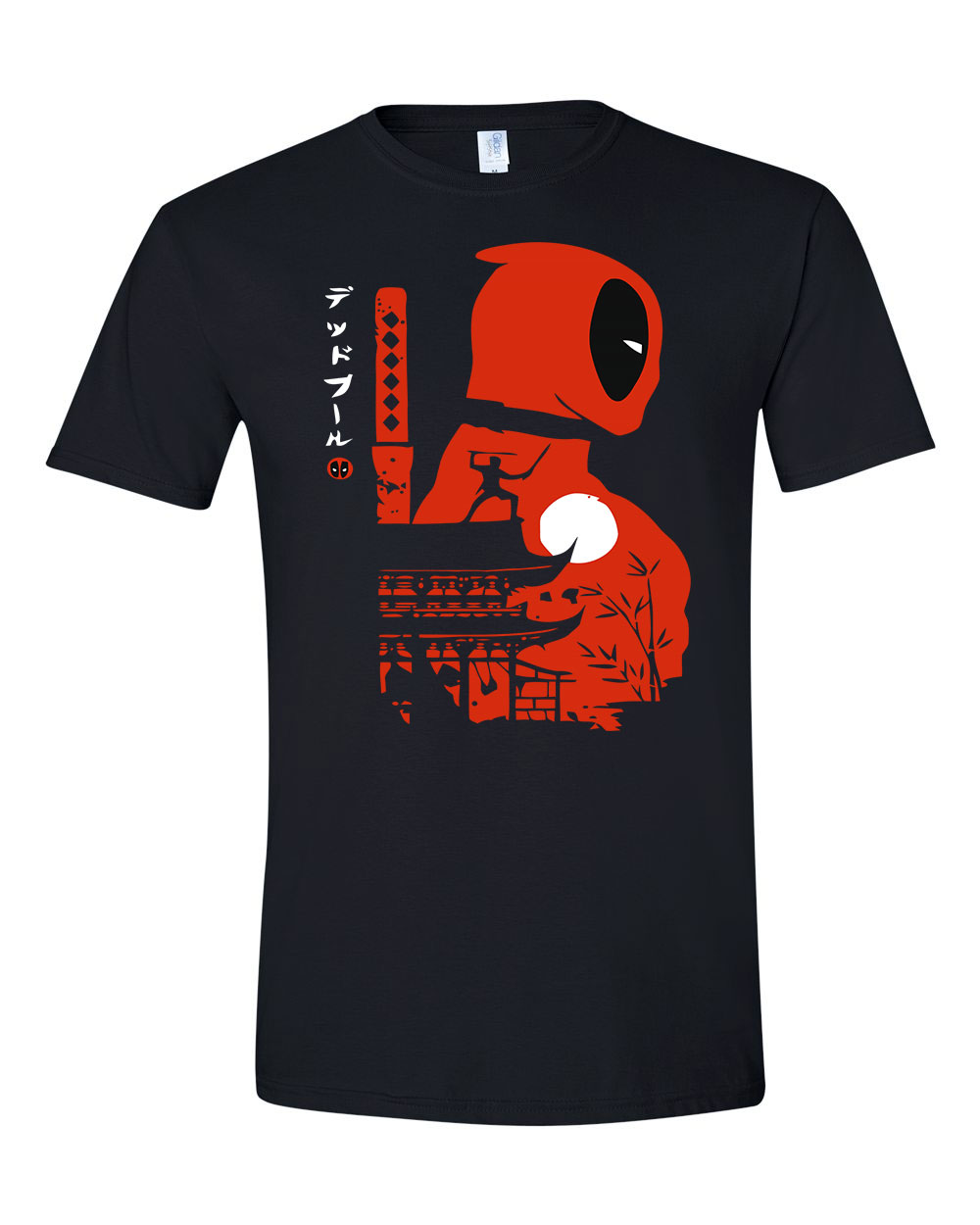 deadpool Fekete Férfi Póló