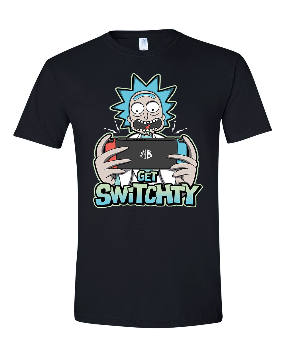 rick és morty Fekete Férfi Póló
