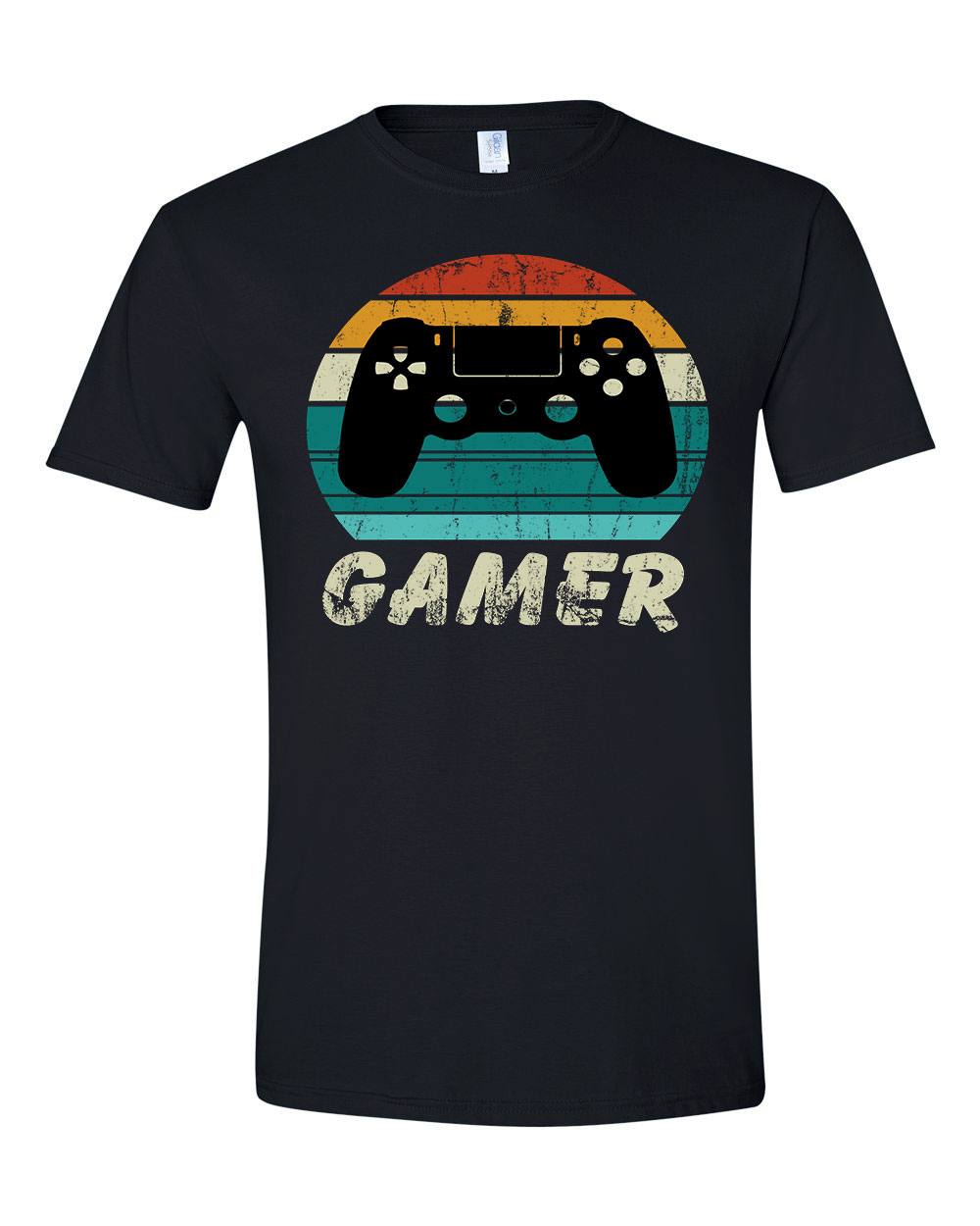 gamer Fekete Férfi Póló