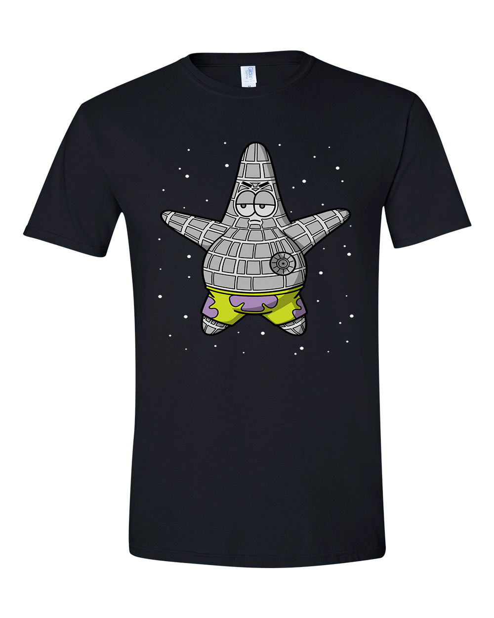 csillag patrik spongya bob Fekete Férfi Póló