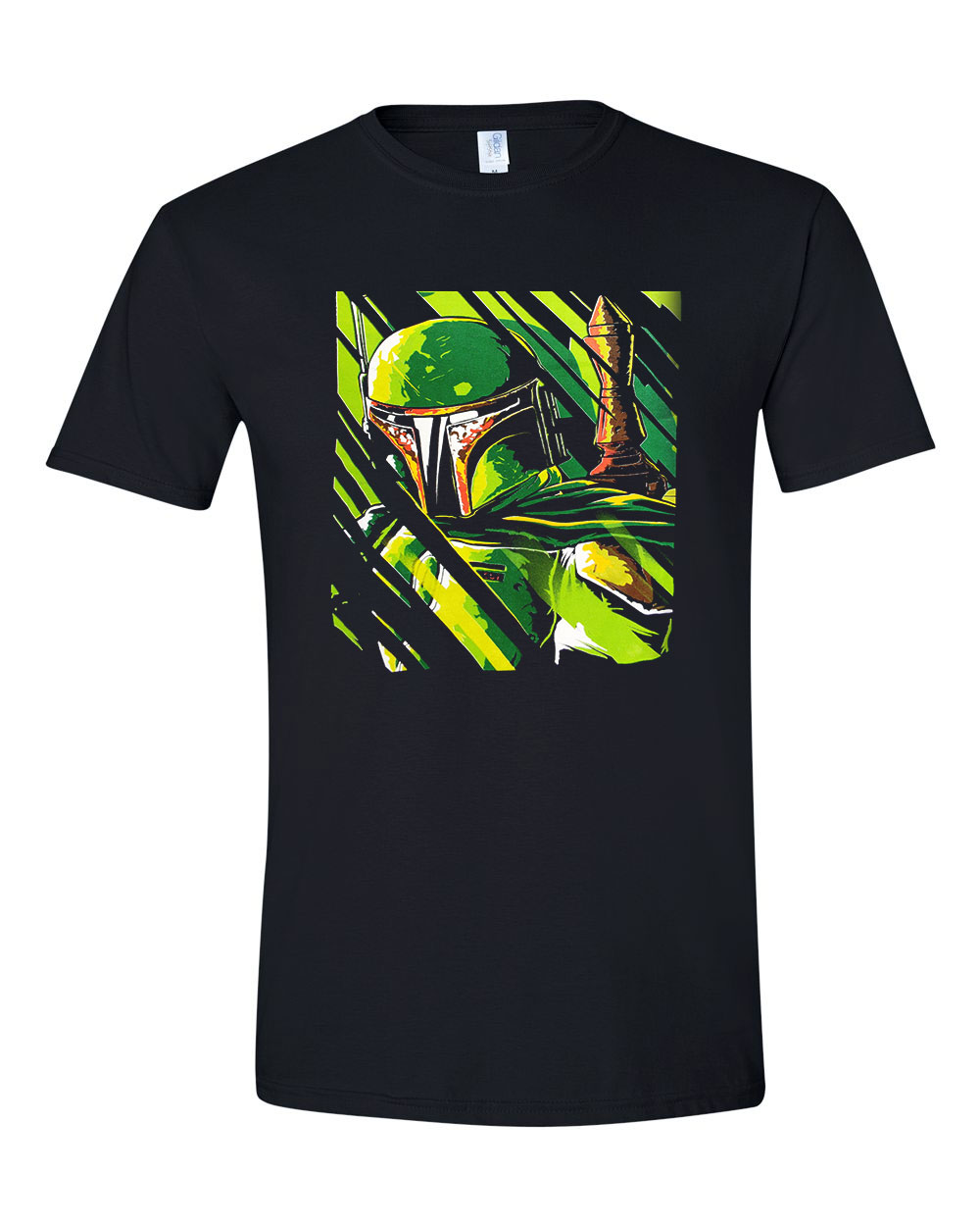 star wars boba fett Fekete Férfi Póló