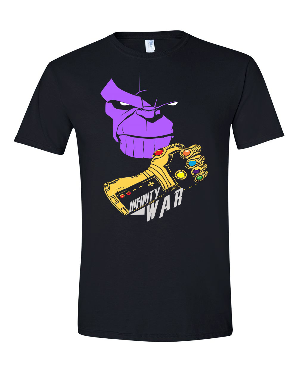 thanos avengers bosszúállók Fekete Férfi Póló