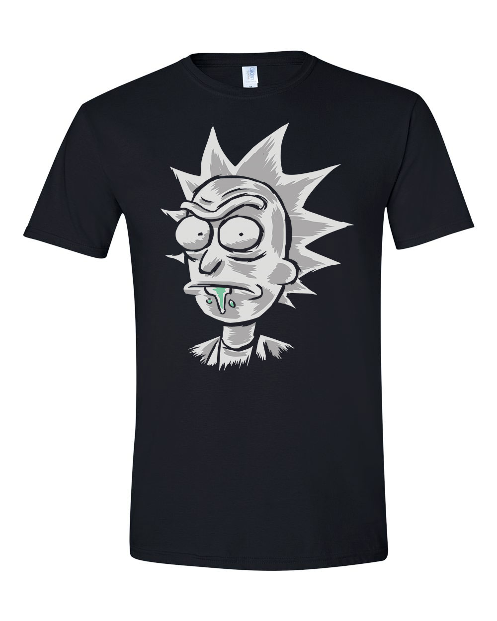 rick és morty Fekete Férfi Póló