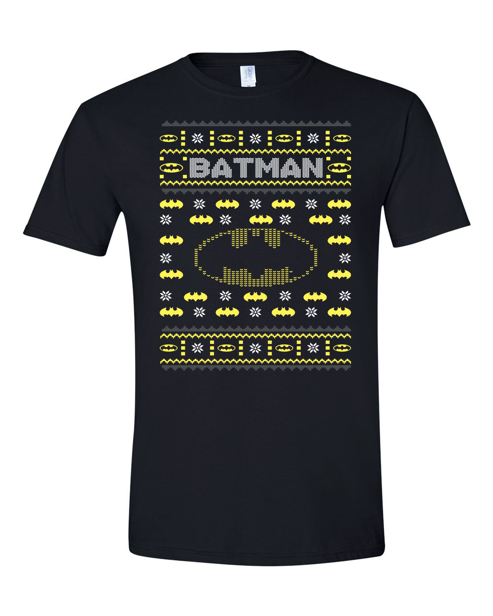 batman karácsony ronda pulcsi Fekete Férfi Póló