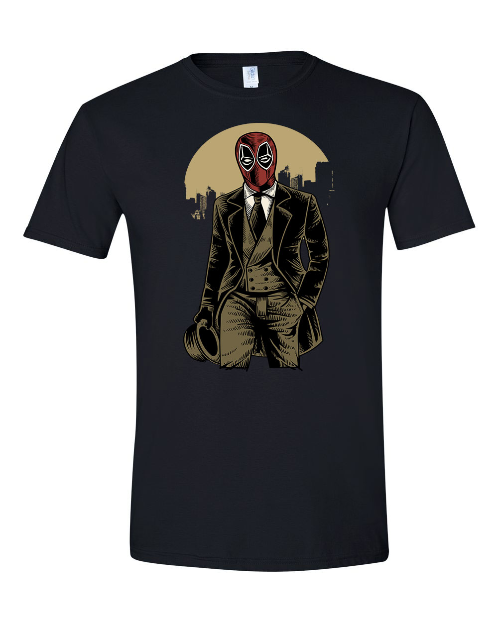 deadpool Fekete Férfi Póló