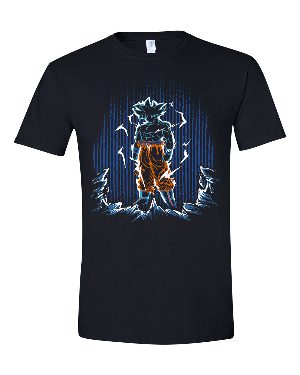 dragon ball son goku Fekete Férfi Póló