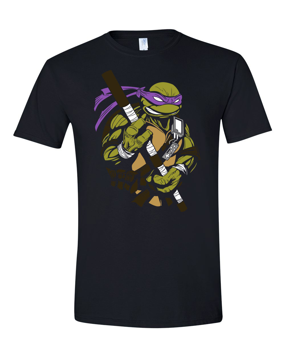 donatello tini ninja teknőcök tmnt Fekete Férfi Póló