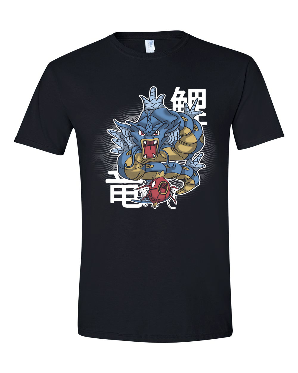pokermon gyarados magicarp Fekete Férfi Póló