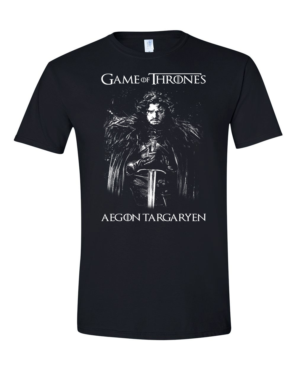 game of thrones trónok harca jon snow havas jon Fekete Férfi Póló