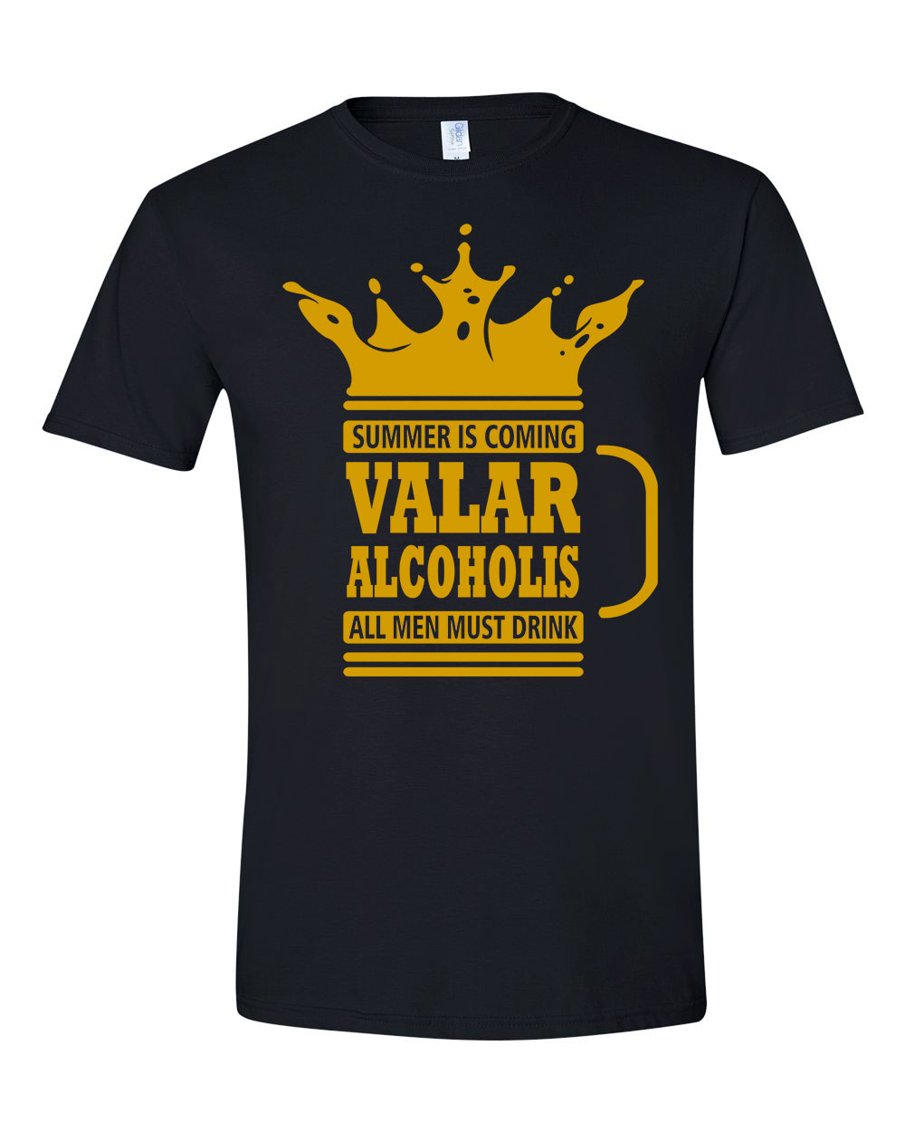 sör alkohol alcohol Fekete Férfi Póló