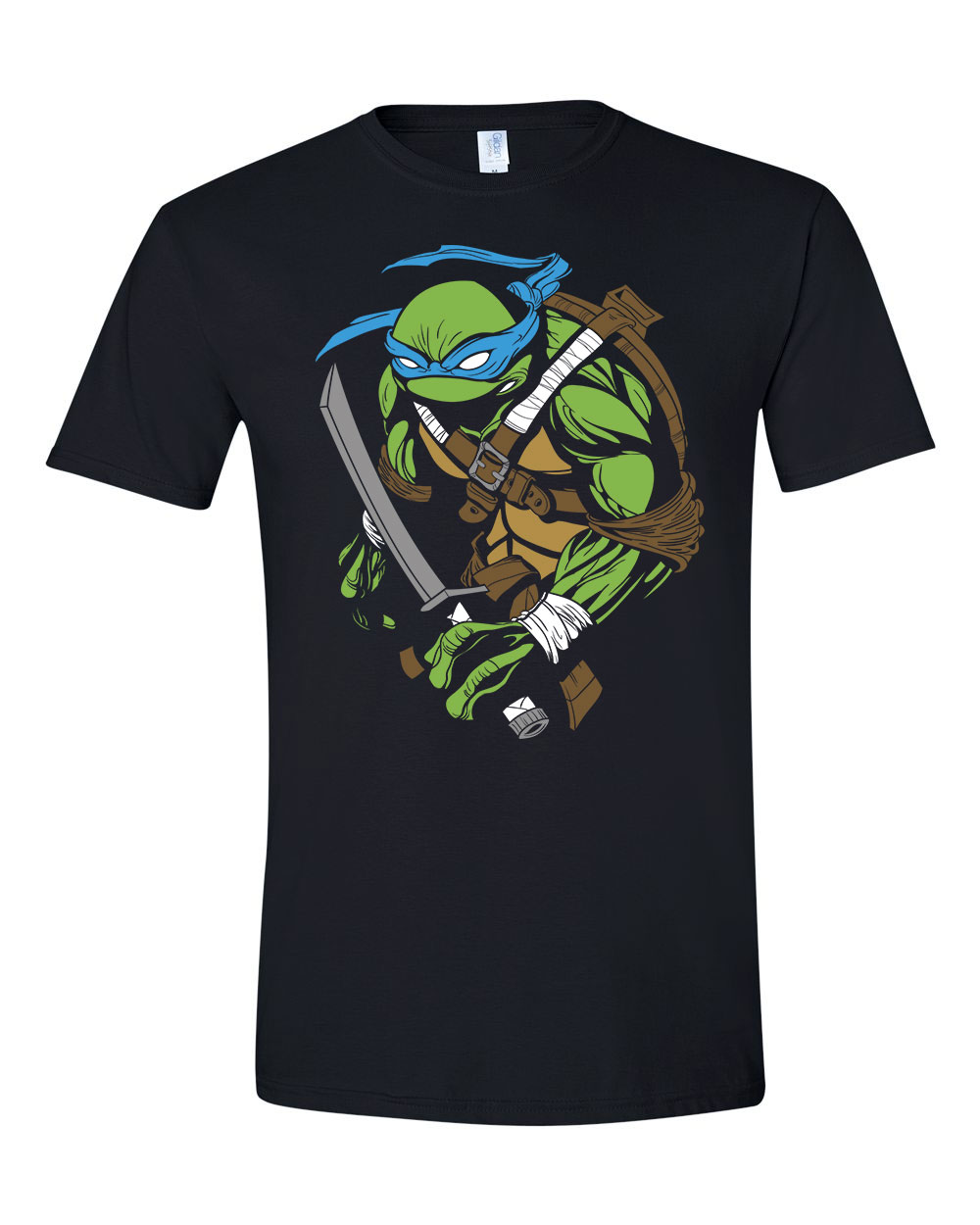 leonardo tini ninja teknőcök tmnt Fekete Férfi Póló