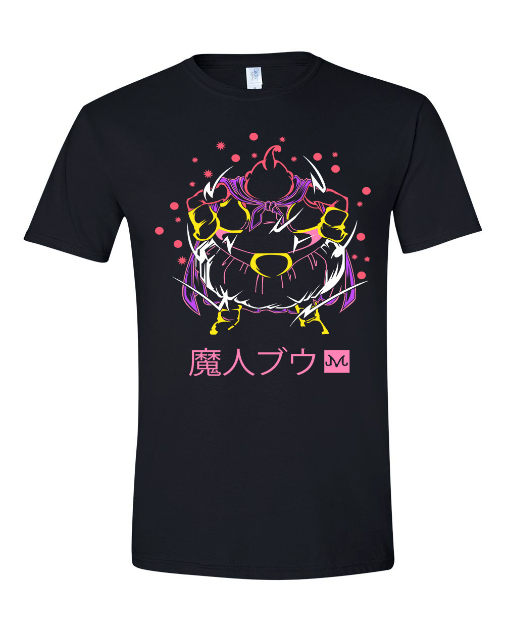 majin buu dragon ball Fekete Férfi Póló