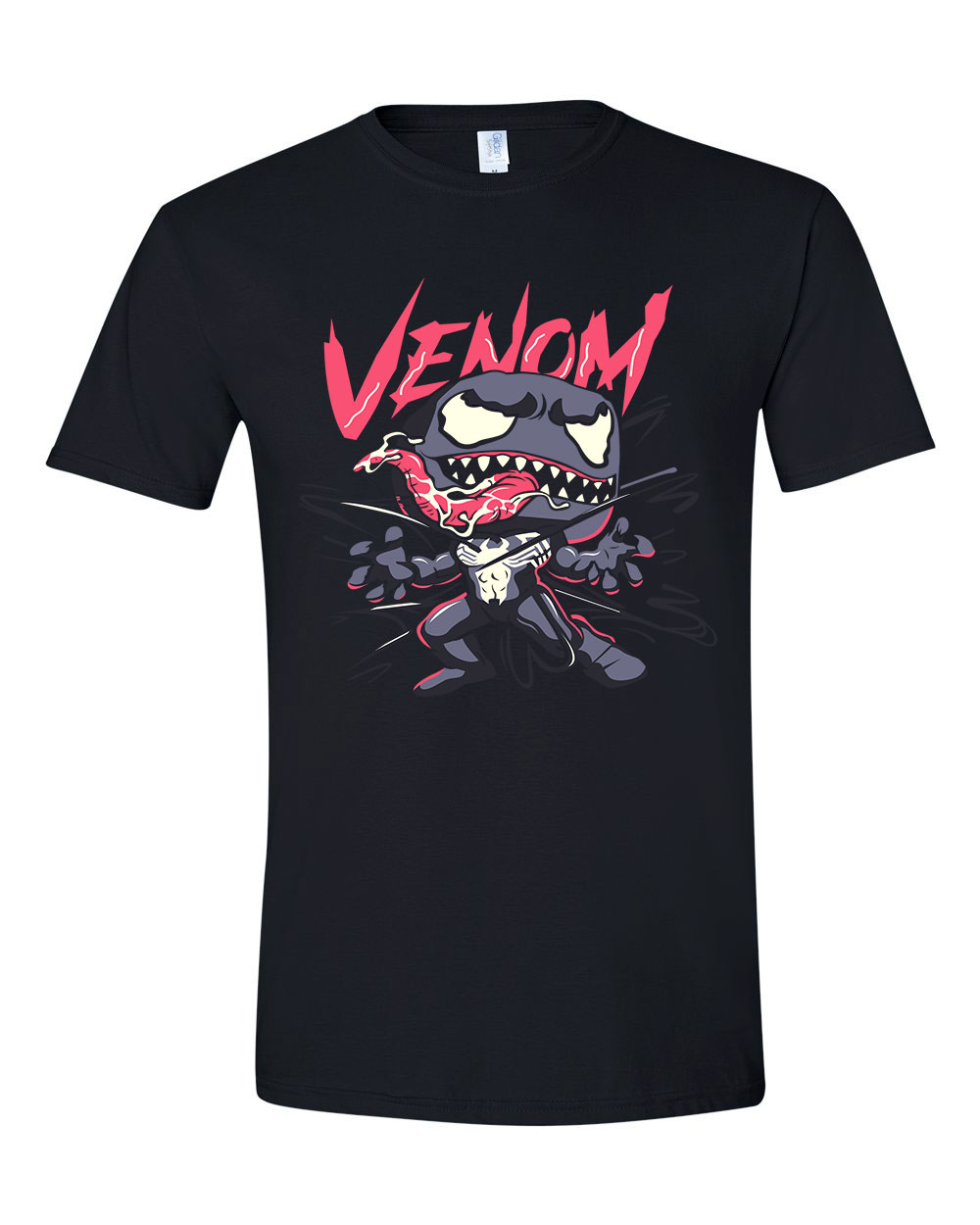venom méreg Fekete Férfi Póló