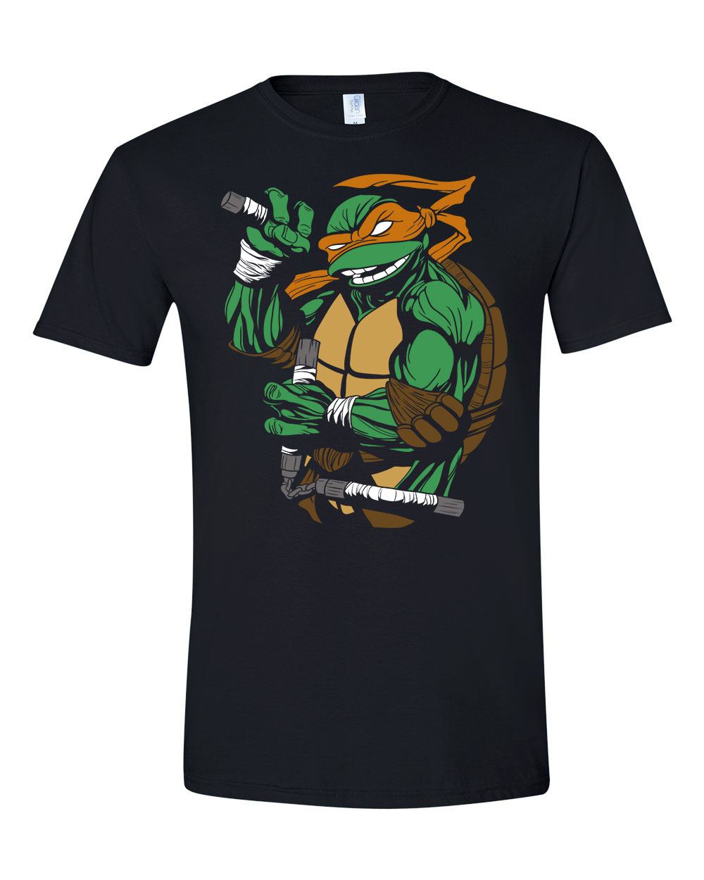 Michelangelo tini ninja teknőcök tmnt Fekete Férfi Póló