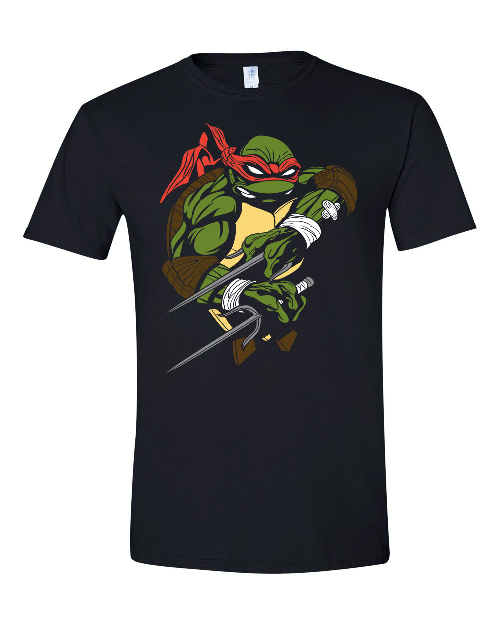 Raffaello tini ninja teknőcök tmnt Fekete Férfi Póló