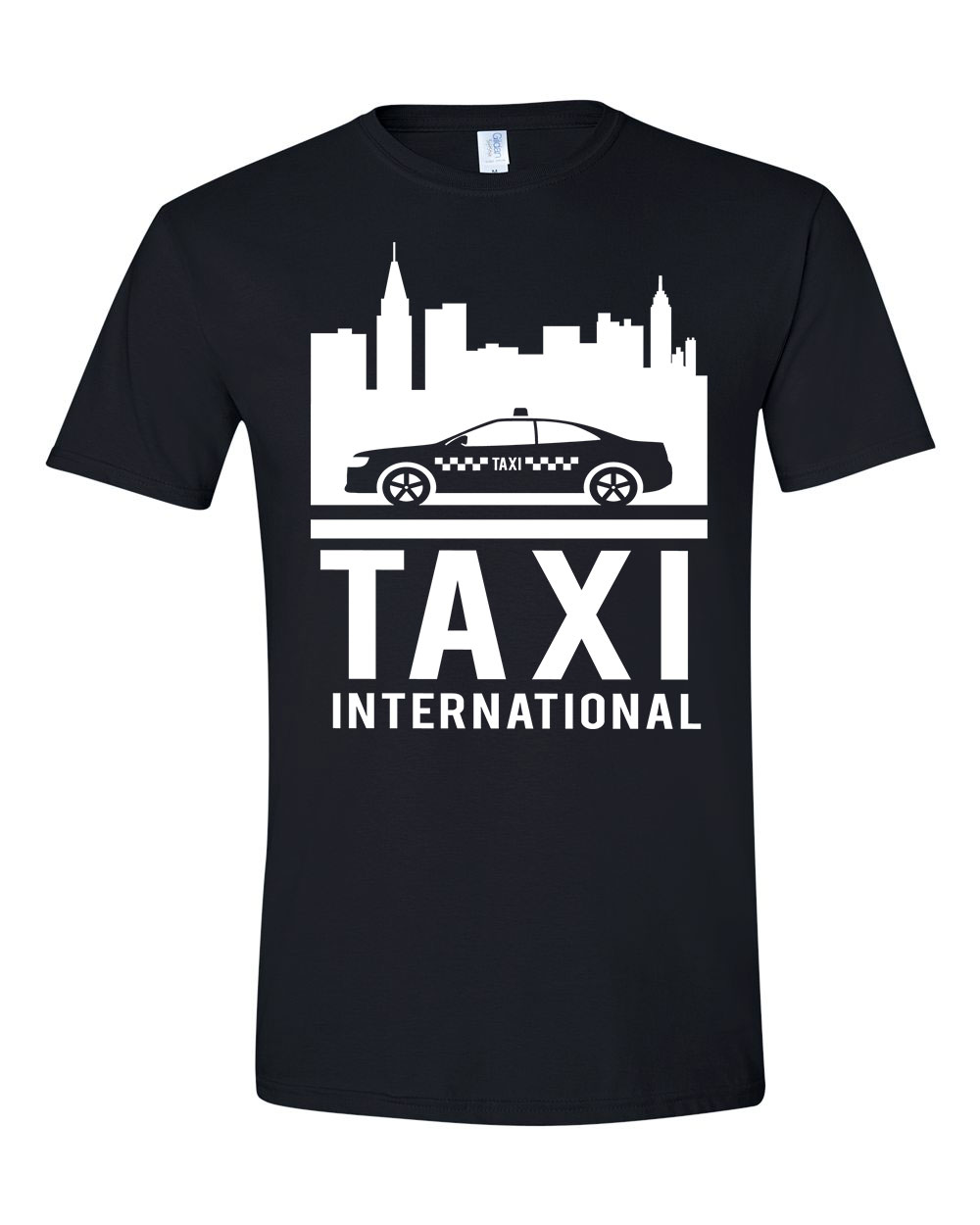 Taxis taxi Fekete Férfi Póló