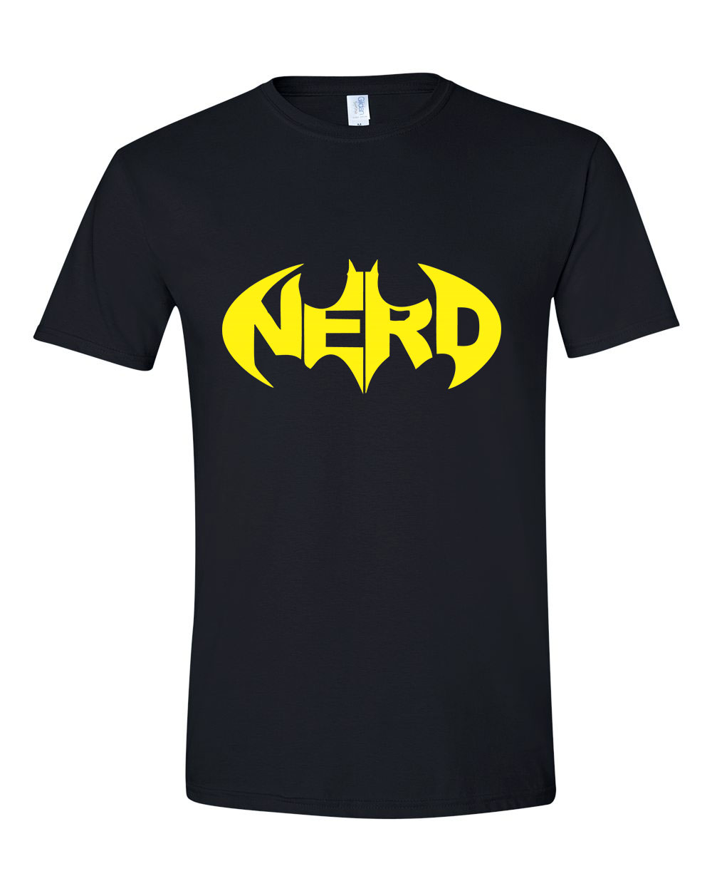 nerd kocka Fekete Férfi Póló