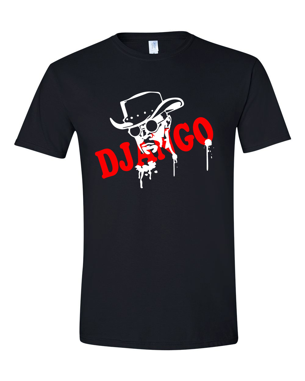Django Elszabadul Fekete Férfi Póló