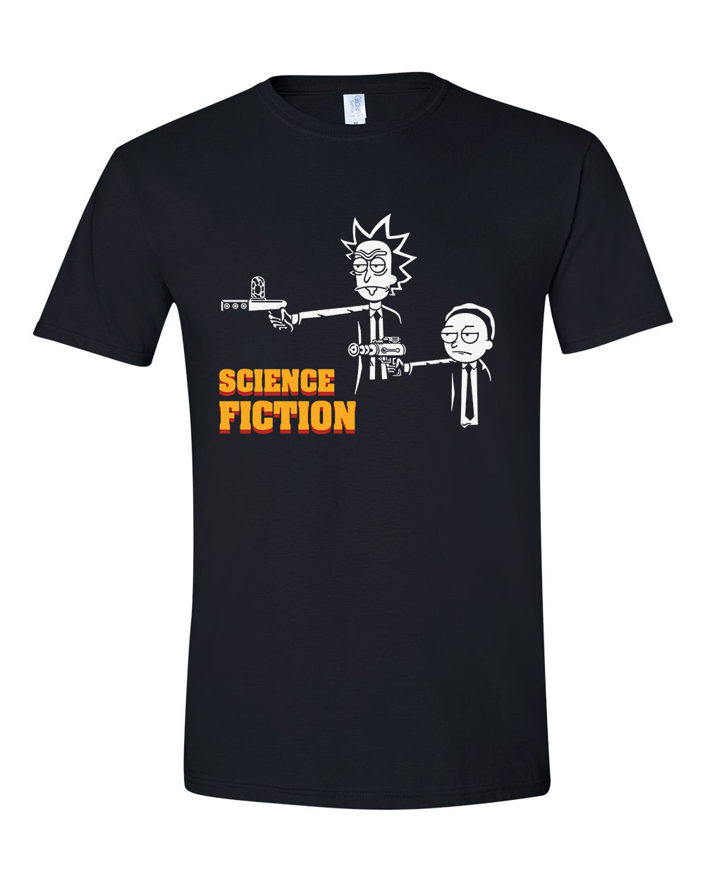 Rick És Morty Fekete Férfi Póló