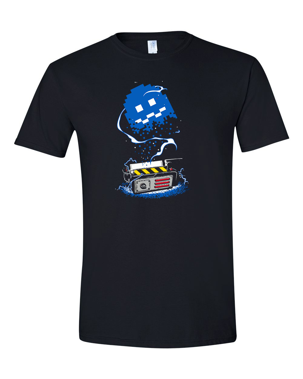 pac man ghost busters humor Fekete Férfi Póló