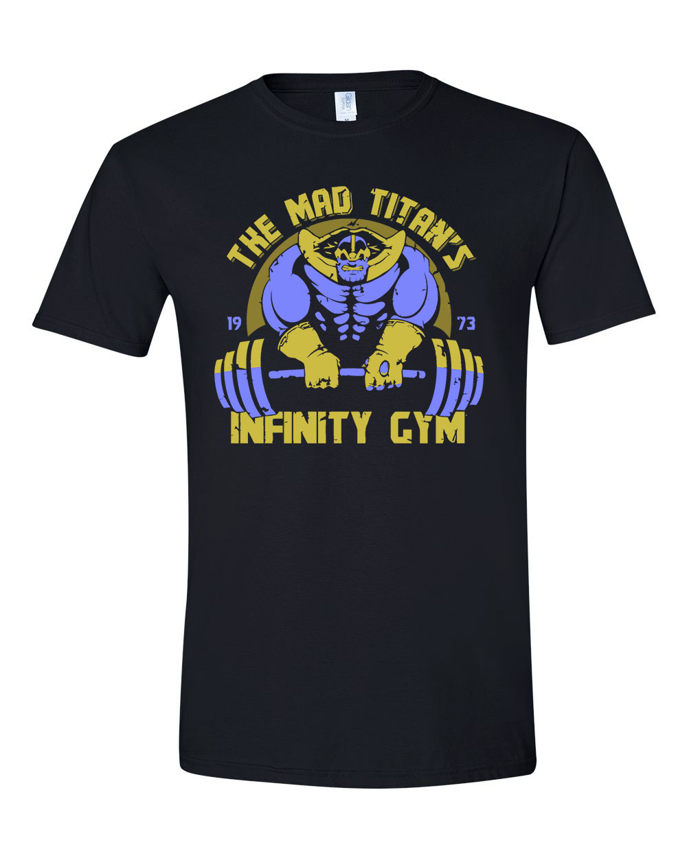 edzés kondi gym thanos Fekete Férfi Póló