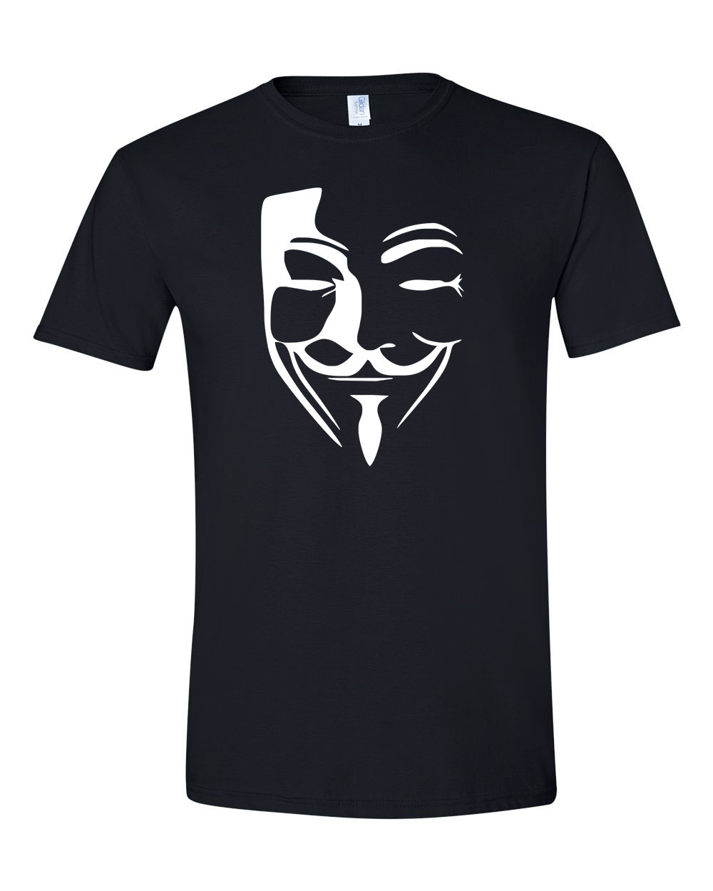 anonymus vendetta Fekete Férfi Póló