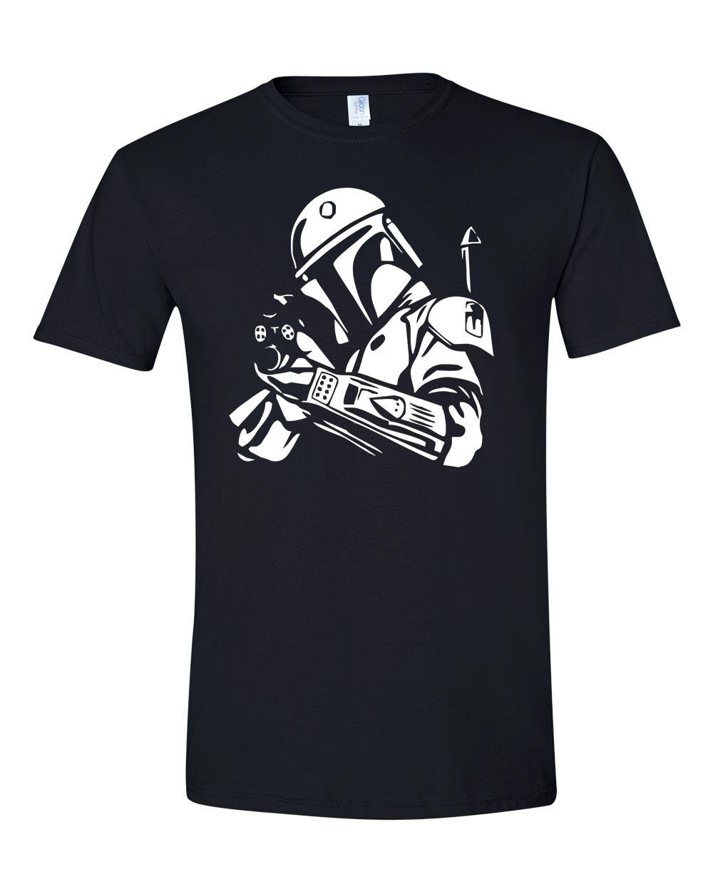 boba fett star wars Fekete Férfi Póló