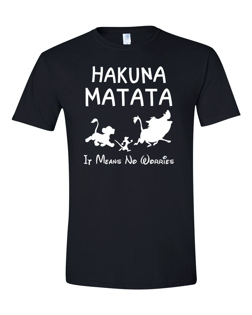 hakuna matata az oroszlánkirály Fekete Férfi Póló