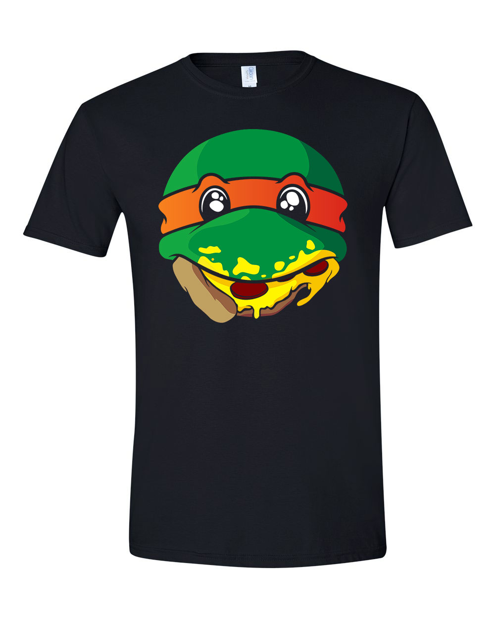 tini ninja teknőcök pizza Fekete Férfi Póló