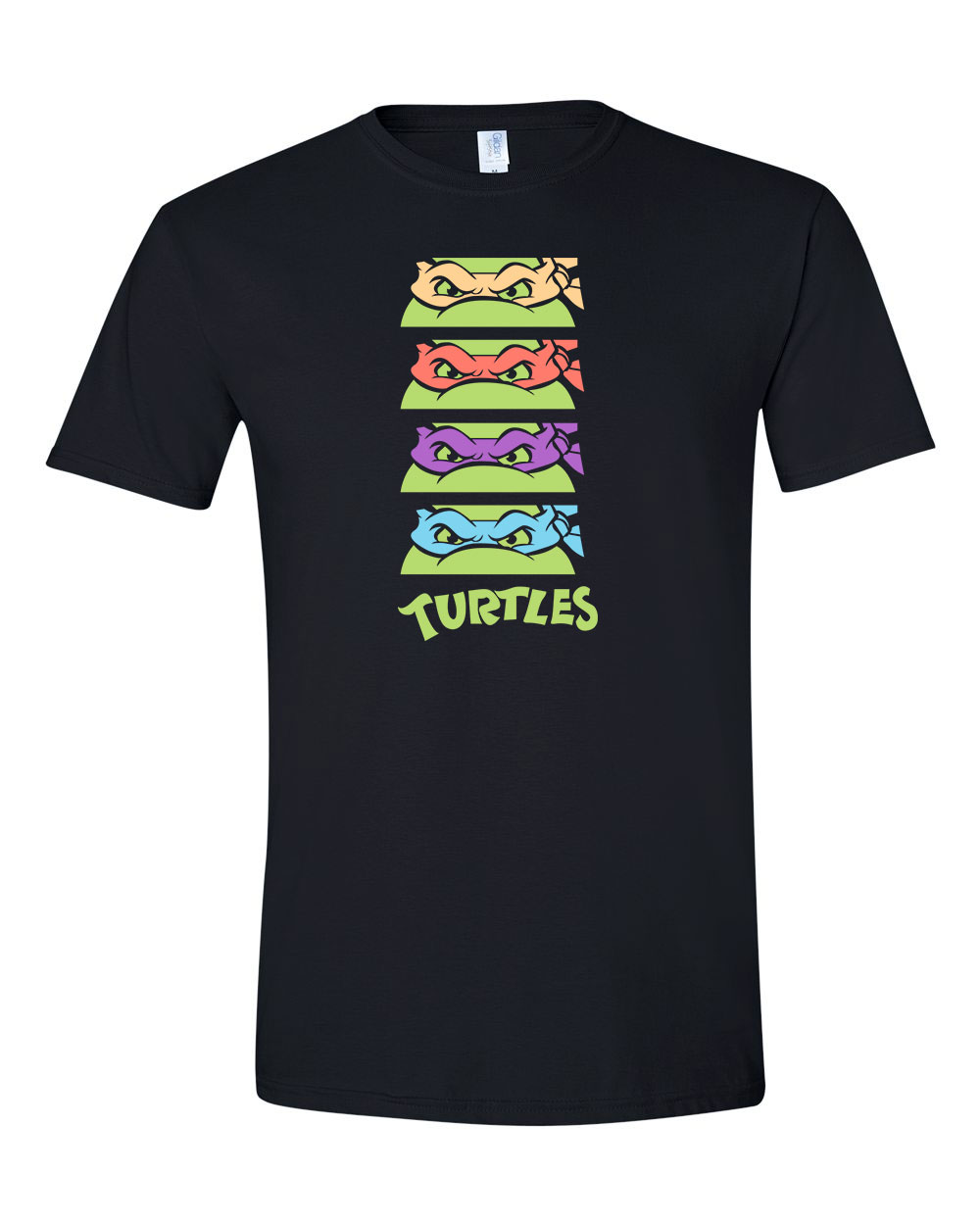 Tini Ninja Teknőcök tmnt Fekete Férfi Póló