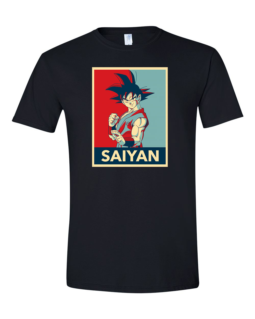 dragon ball son goku Fekete Férfi Póló
