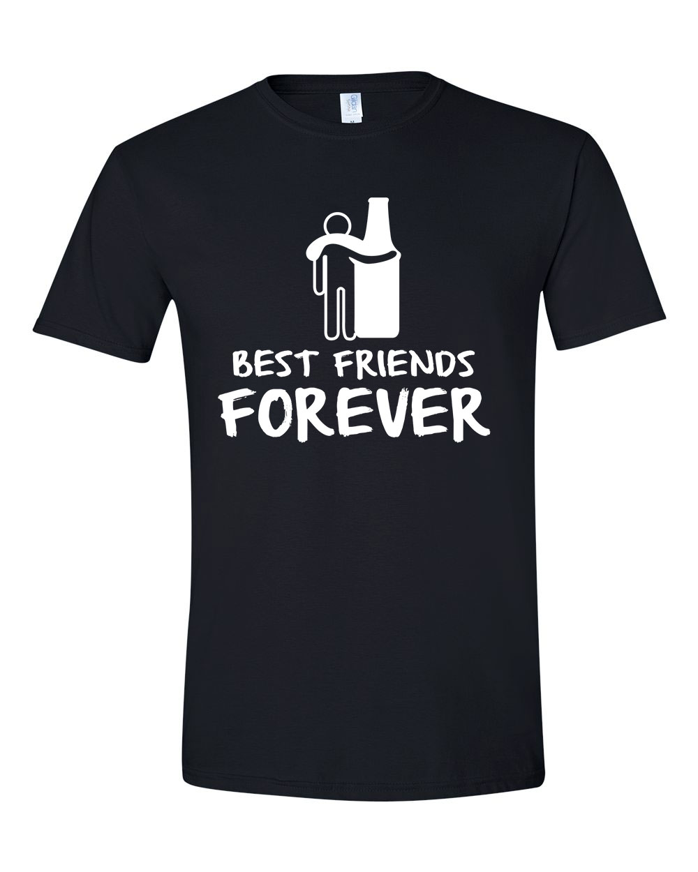 sör férfi barátság humor alkohol Fekete Férfi Póló