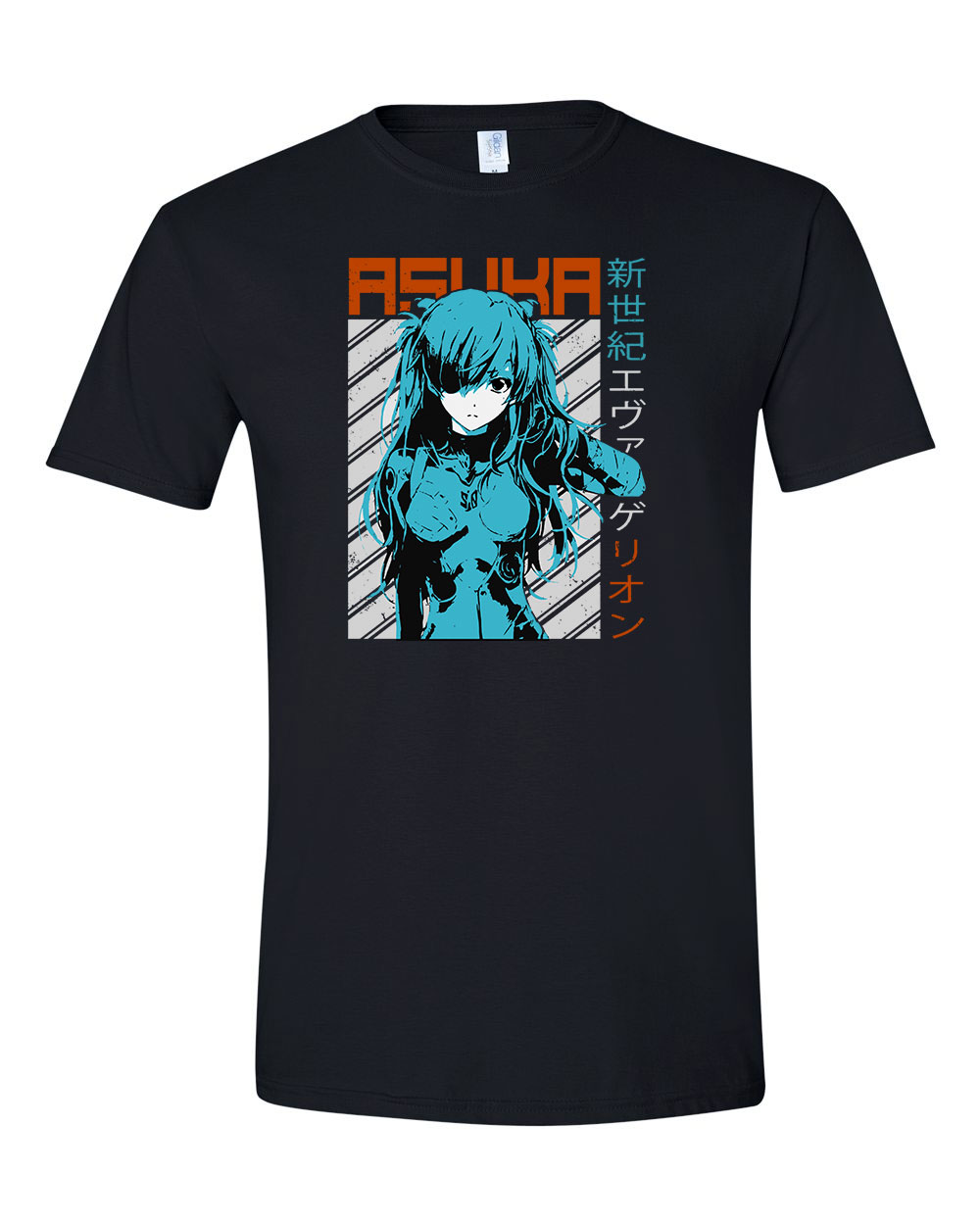 evangelion Fekete Férfi Póló