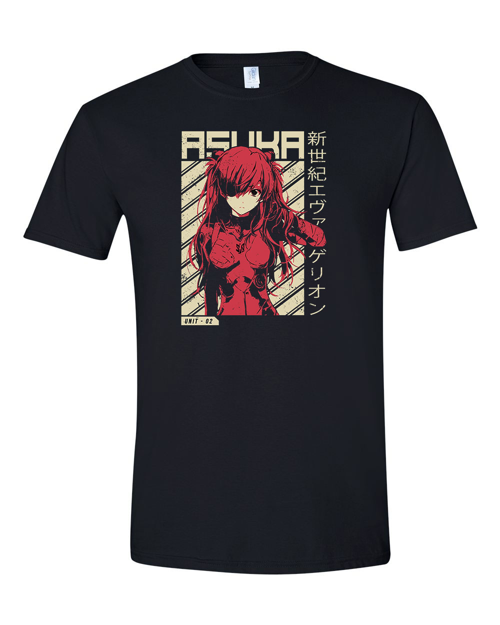 evangelion Fekete Férfi Póló