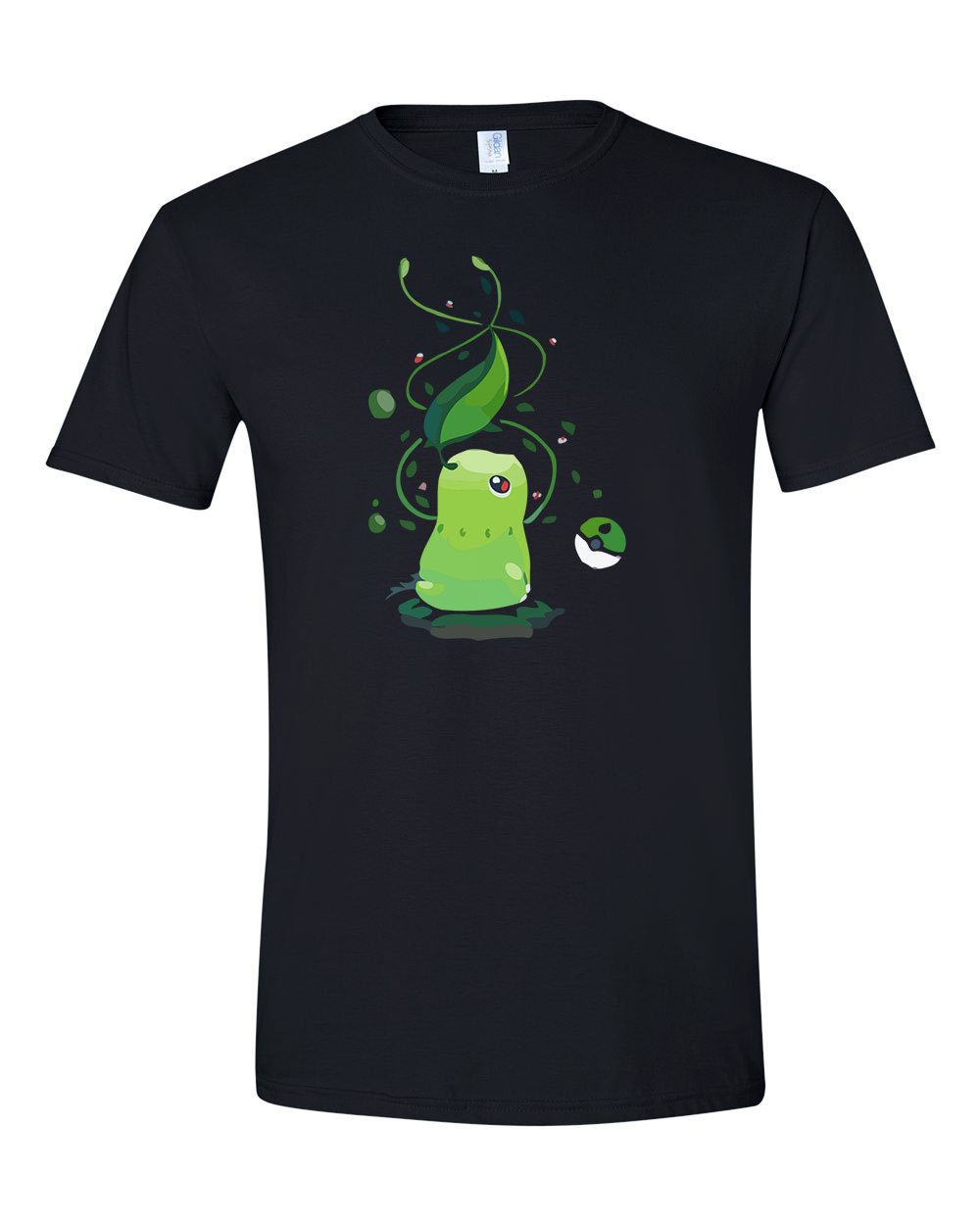 chikorita Fekete Férfi Póló