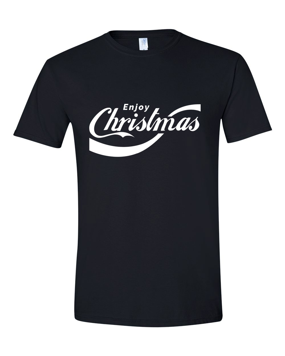 enjoy christmas karácsony Fekete Férfi Póló