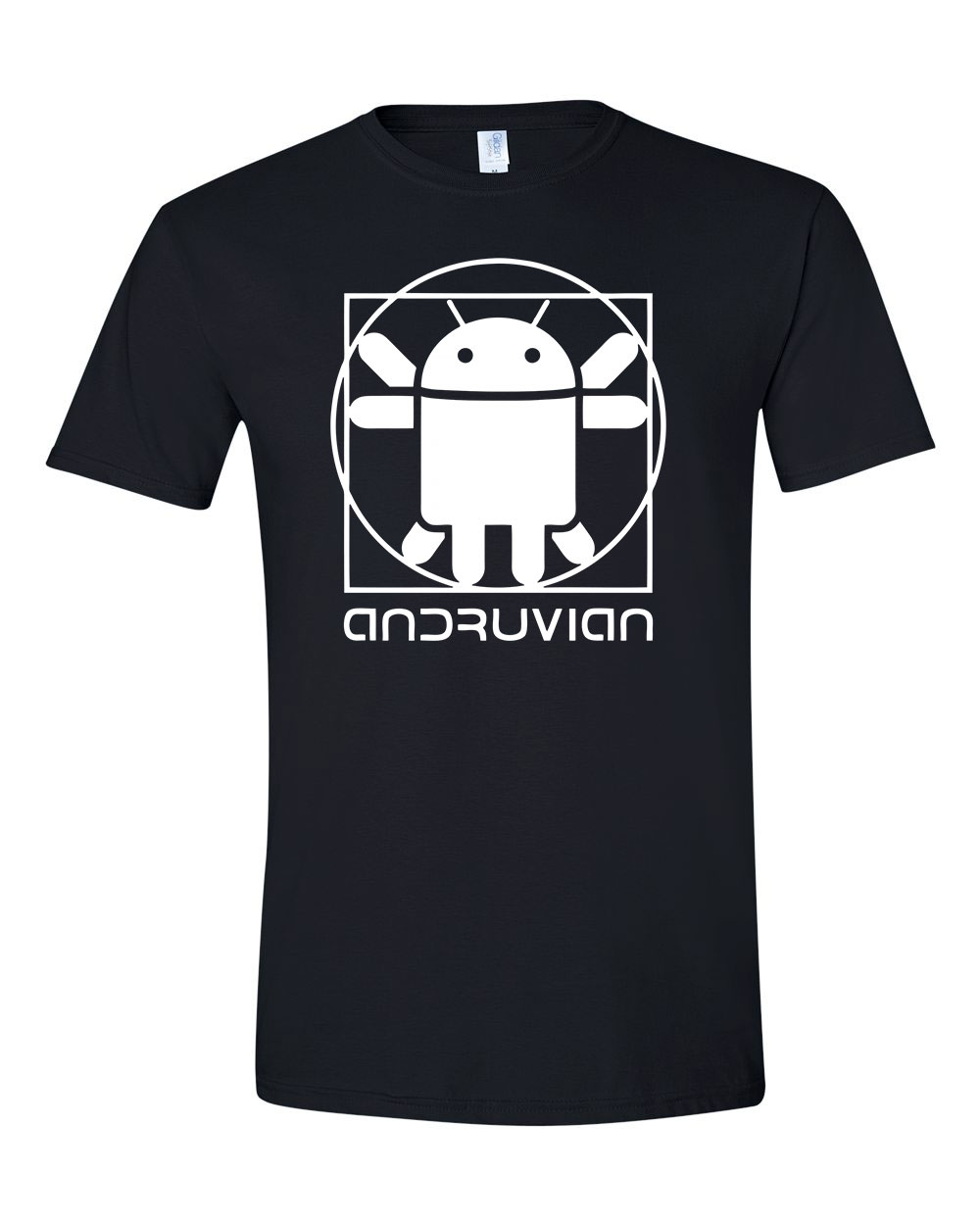 android Vitruviu Fekete Férfi Póló