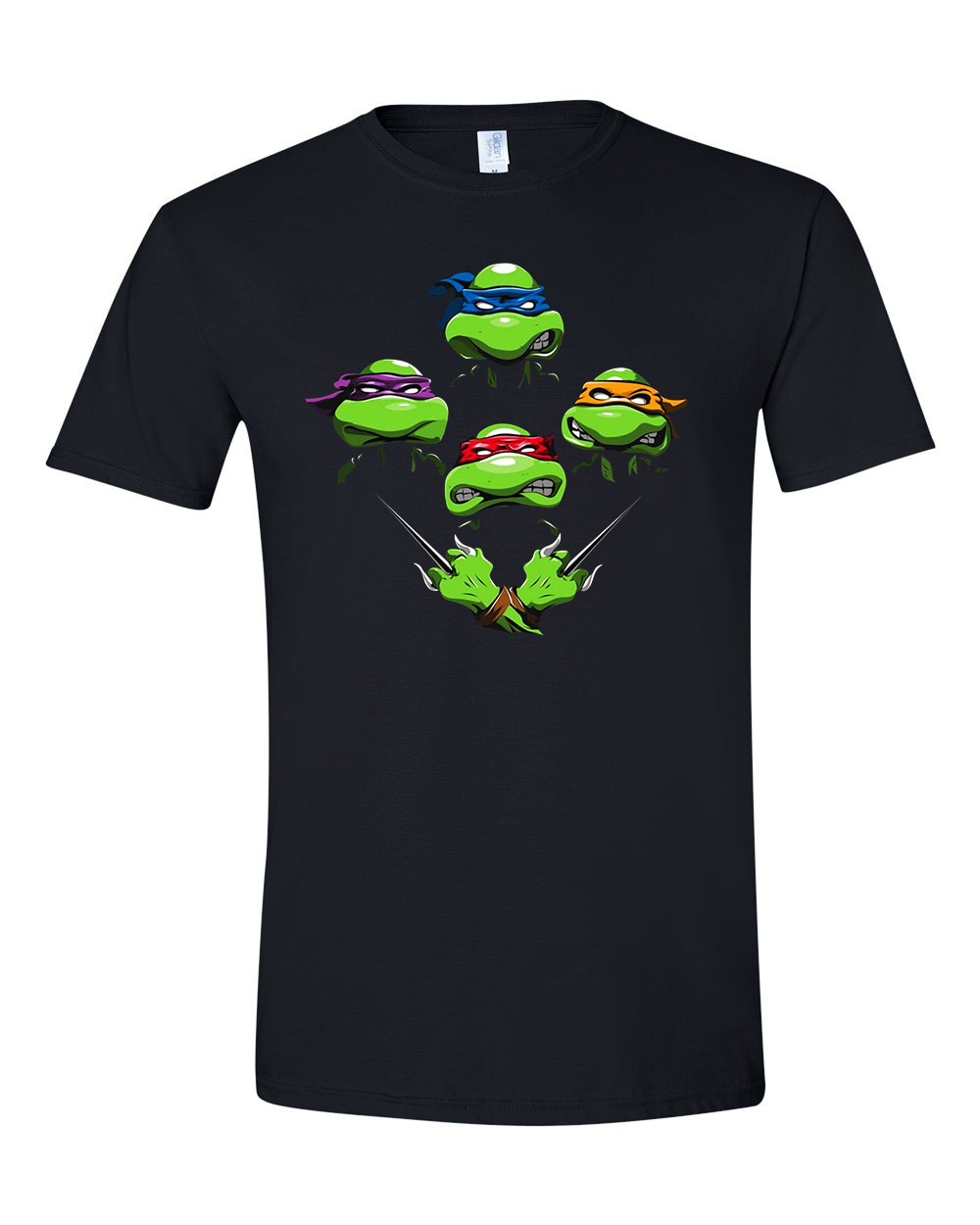tini ninja teknőcök tmnt turtles Fekete Férfi Póló